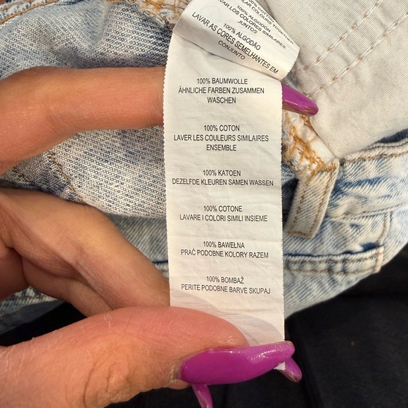 🔥Primark Women’s Light Blue Denim Shorts Size 4 EC🔥 - Picture 4 of 6